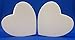 2 PC Set EPS Styrofoam HEARTS 12