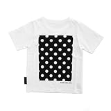 double talkin' JIVE (ダブル トーキン ジャイブ) 綿天竺プリントTシャツ こども (140, 白×水玉柄)