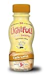 Lightfull Smoothie, Café Latte, 8.25-Ounce Bottles (Pack of 12)