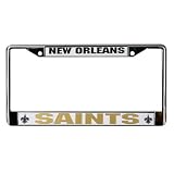 Express New Orleans Saints Chrome License Plate Frame