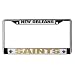 Express New Orleans Saints Chrome License Plate Frame