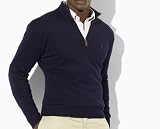 Polo Ralph Lauren Pull demi-zippé en coton
