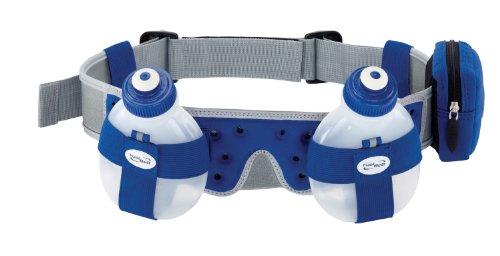 FuelBelt Helium 2 Bottle Belt, Royal/Silver, One Size