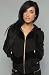 Married to the Mob The Lips Hoody in Black hood ,Sweatshirts for Women