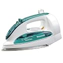 Panasonic 1200-Watt Steam Iron With Curved Soleplate And Retractable Cord Reel