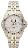 Miami Hurricanes U with Miami All Star Watch with Stainless Steel Band - Men's
