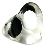 Image of Sukie Lau Black and White Heart Ring