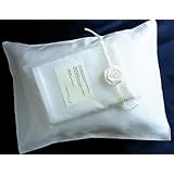 100% Mulberry Silk Travel Pillowcase 12x16 in Undye White
