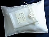 100% Mulberry Silk Travel Pillowcase 12x16 in Undye White
