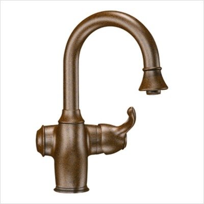 Moen Showhouse S628ORB Woodmere One Handle Single Hole Mount Prep Faucet With Pullout Spout, Oil Rub