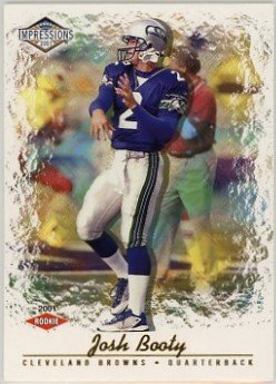 Josh Booty Seattle Seahawks 2001 Pacific Impressions Hobby Red Backs #208 Rookie Football Card
