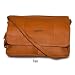 NHL Carolina Hurricanes Pangea Black Leather Laptop Messenger Bag