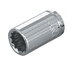 Shallow Socket 12 Point Crv - 3/8-Inch Drive x 7/16-Inch