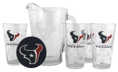 Houston Texans Pint Glasses and Beer Pitcher Set | Houston Texans Gift Set