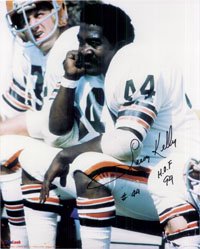Signed Kelly, Leroy (Cleveland Browns) 8x10 Photo