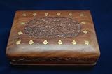 Handcrafted Wooden Jewelry Case; Wedding Gift Box; Decorative Storage Box; Carved Wooden Trinket Box; Home Decor, Valentines, Mothers day, Anniversary Gift Idea