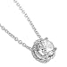Sterling Silver Pendant 1.28ct Prong-Set Round Cubic Zirconia CZ Solitaire Pendant Necklace - Ideal Gift For Mother Day, Anniversary, Engagement, Wedding, Birthday, For Her image 3