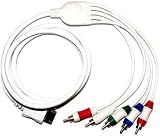 Nintendo Wii 480p Component Video and Stereo Audio Gold-Plated Cable for HD/ED TVs