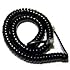 Handset Cord 12 Ft Black Heavy Duty New in a Factory Sealed Bag