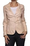 Hugo Boss Leather Jacket LE492, Color: Light Pink, Size: 40