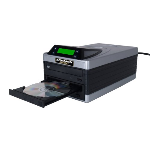 Acumen Disc Copy Mate 1 ONE DVD CD Single Target Burner Duplicator with LCD Screen (Standalone Video & Audio Disc Duplication System) On Sale