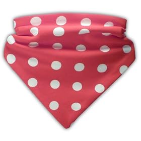 Babble Bib - Baby Bandana Bib (Red Polka Dot)