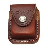 Zippoレザー（革）ケース/クリップタイプ・ブラウン・LPCB