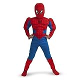 Spiderman Muscle Costume, Size: Child S(4-6)