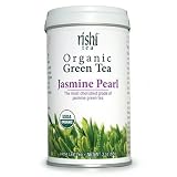 Rishi Tea Organic Jasmine Pearl Loose Tea, 3-Ounce Tin (Pack of 2)