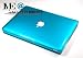 IVEA AQUA BLUE Crystal Clip on See Thru Hard Case Cover for New Macbook Pro 13" 13.3" Inch Aluminum Unibody image 2