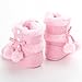 Voberry Baby Toddler Girls Knit Soft Winter Warm Snow Boot Fur Trimmed Pom Pom Boots (6~12 Month, Pink 2)