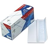 Columbian #10 Self-Seal Security Tinted Envelopes,  4-1/8 x 9-1/2 Inch, White, 100 Per Box (CO284)