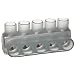 Morris Products 97438 Multi-Cable Connector, Insulated, Dual Entry, Clear, 5 Ports, 500 - 6 Wire Range