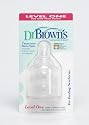 Dr. Brown's Natural Flow Level One Wide Neck Nipple, 3 Pack