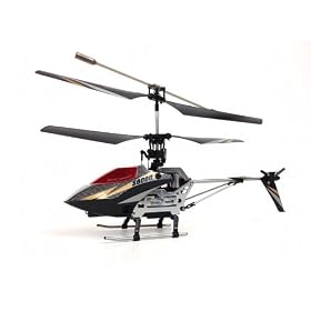 Syma S800G 4 Channel Remote Control Helicopter with Bonus canopy - Black and white!: Toys &amp; Games