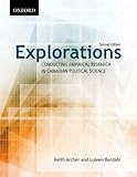 Explorations : conducting empirical research in Canadian political science