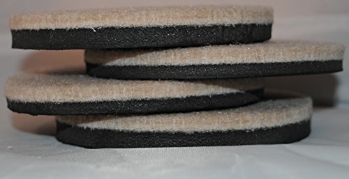 Felt Heavy Furniture Sliders for Wood Floors, From Shaw Floors, Pack of