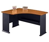 Natural Cherry and Slate Left LBow Front Desk
