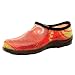 Sloggers 5104RD08 Womens Garden Shoe, Paisley Red, Size 8