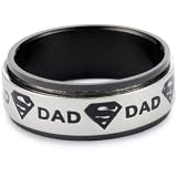 DC Comics Superman Mens Stainless Steel Spinne