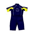 Childs / Baby Shortie Wetsuit LOW Neck (Junior 4XS Approx 1-2y). Swarm 2mm summer suit, ideal for surfing swimming or UV sun protection