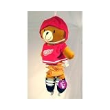 Detroit Red Wings Musical Plush Pull Down Bear Baby Toy