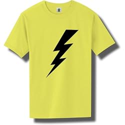 Lightning Bolt Short Sleeve Bright Neon T-Shirt - 6 bright colors