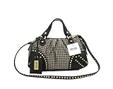 41zpvpa9 TL. SL160  MOSCHINO Cheap & Chic Italian Made Houndstooth Handbag Small Satchel