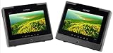 DENVER MTW-731TWIN TRAGBARES DVD PLAYER SET LCD 7'' NEU!!! 2 TFT-MONITORE MPEG4 ZUBEH�R 299,00 UVP* - 