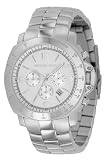 Michael Kors MK8057 Men's Chronograph round case silver dial silver bracelet