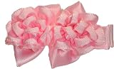 Posies Accessories Fluffy Flower Hair Clippie Pearl Pink