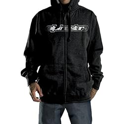 Alpinestars O.G.O.V. Youth Boys Hoody Zip Fashion Sweatshirt - Black