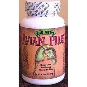 Zoo Med Laboratories Avian Plus Vitamins 4 oz by 