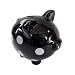 Polka Dot Piggy Bank - Black
